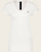T-shirt con scollo a V, facile da indossare, cotone biologico | Bianco