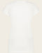 T-shirt con scollo a V, facile da indossare, cotone biologico | Bianco