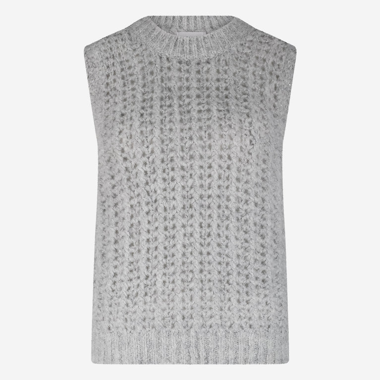 Shiny Vest 1008 | Light Grey