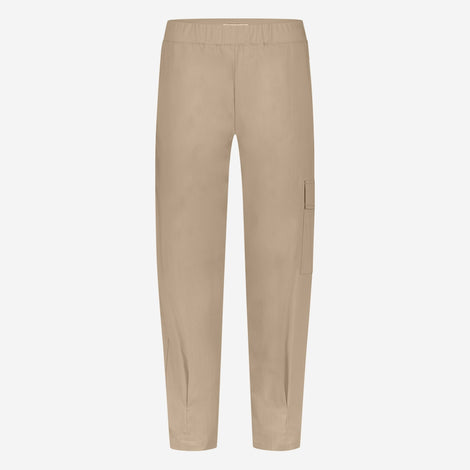 Ubino cotton poplin pants | Beige