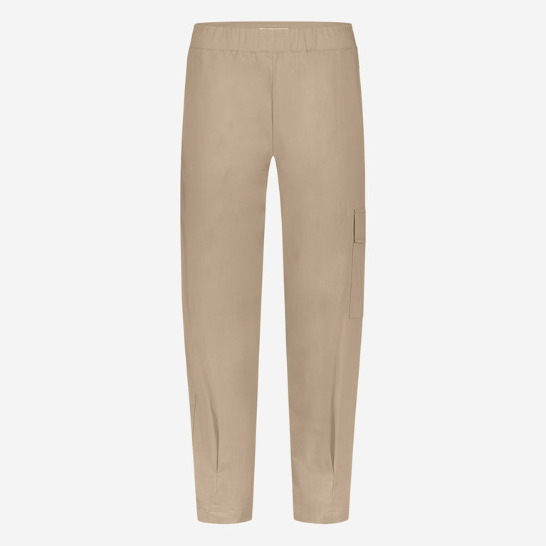 Ubino cotton poplin pants | Beige