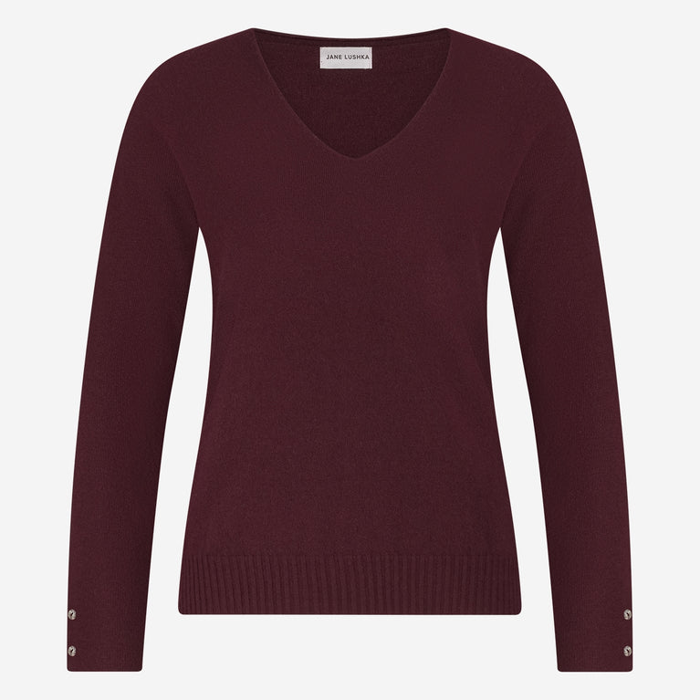 Pullover Cashmere blend 2479 | Bordo