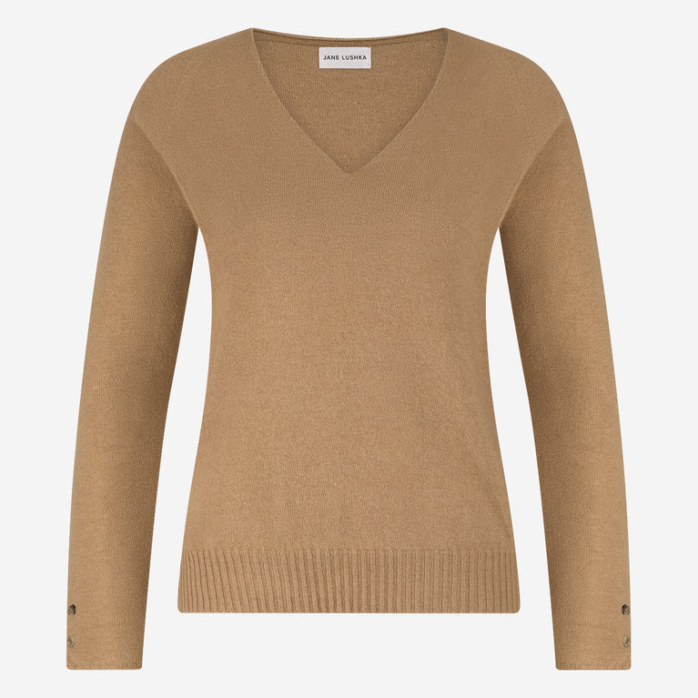 Pullover Cashmere blend 2479 | Camel