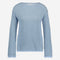 Cotton viscose blend pullover 9050 | Light Blue