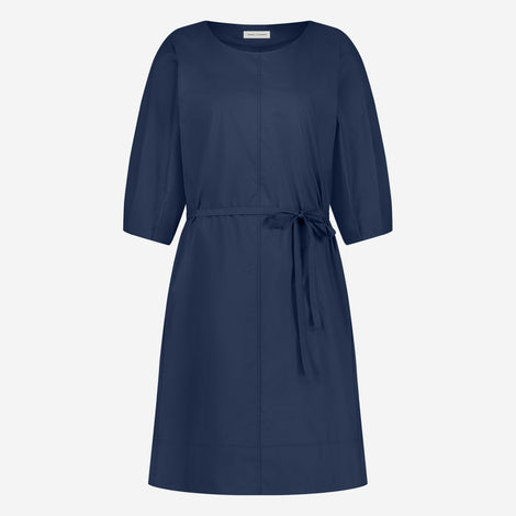 Crisalide cotton dress | Dark Blue