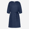 Crisalide cotton dress | Dark Blue