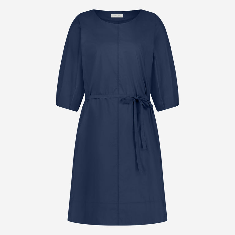 Crisalide cotton dress | Dark Blue