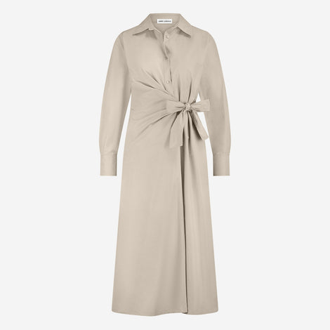 Edyta taffeta dress | Beige
