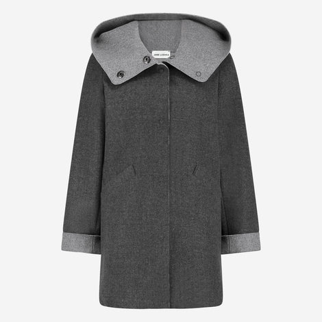 Irlanda hoody winter jacket | Dark Grey