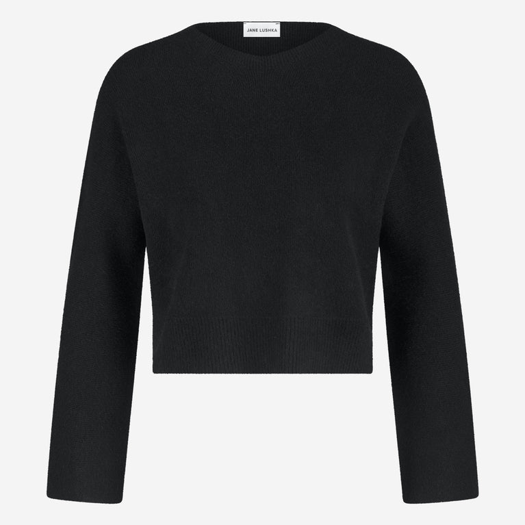 Pullover seamless viscose NB2167 | Black