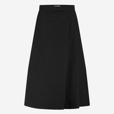 Alissa taffeta skirt | Black