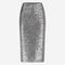 Dionisia sequins skirt uni | Silver Shiny