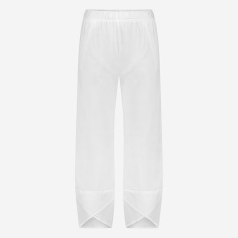 Cotton summer pants T549 | White