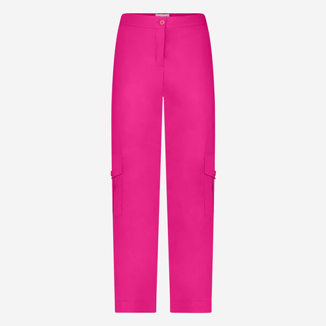 Sesamo poplin pants | Fuxia