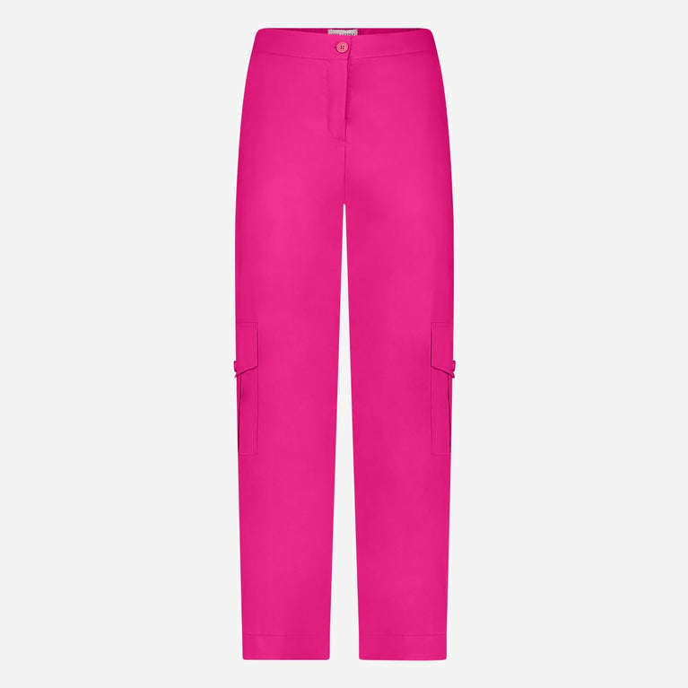 Sesamo poplin pants | Fuxia