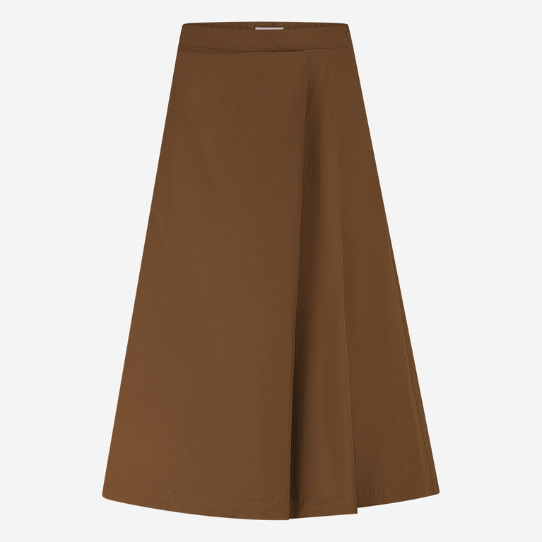 Alissa taffeta skirt | Camel