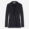 Viena blazer bonded tech jersey | Black