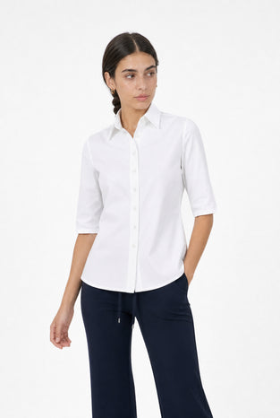 Blusa Betty easy wear Maglia Tecnica | Bianco