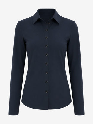 Blusa Betty easy wear Maglia Tecnica | Blu