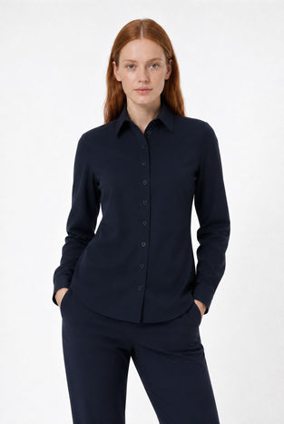 Blusa Betty easy wear Maglia Tecnica | Blu