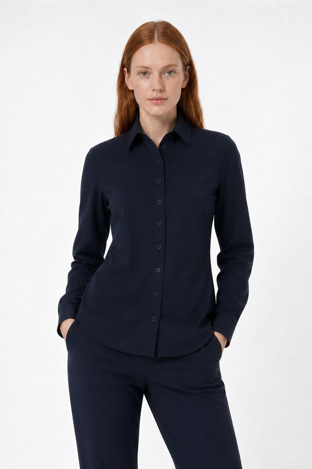 Blusa Betty easy wear Maglia Tecnica Blusa Betty easy wear Maglia Tecnica | Blu