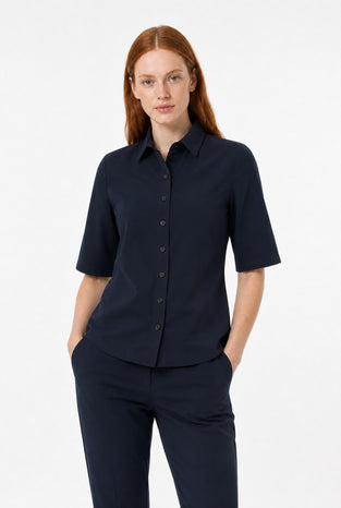 Blusa Betty easy wear Maglia Tecnica | Blu