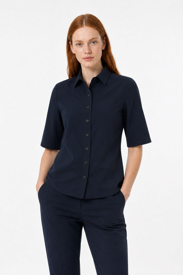 Blusa Betty easy wear Maglia Tecnica Blusa Betty easy wear Maglia Tecnica | Blu