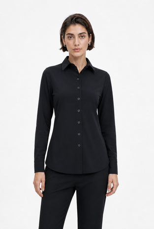 Blusa Betty easy wear Maglia Tecnica | Nero