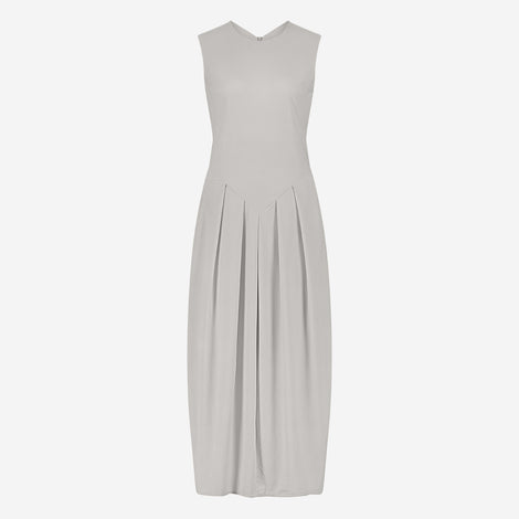 Jacklin strech technical jersey dress | Sand