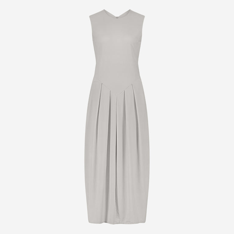 Jacklin strech technical jersey dress | Sand