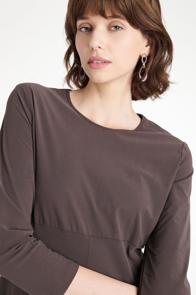 Denise dress technical jersey Denise dress technical jersey | Brown