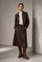 Elle eco leather skirt | Dark Brown