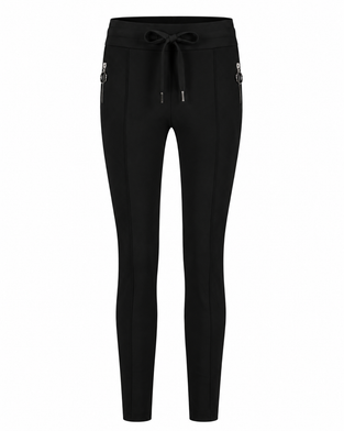 Pantalone Emma gamba dritta fit Jersey tecnico | Nero