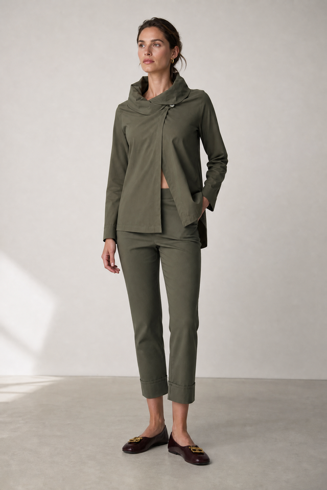 Biagio bengalina pants Biagio bengalina pants | Army