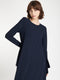 Isabel dress LS technical jersey | Blue