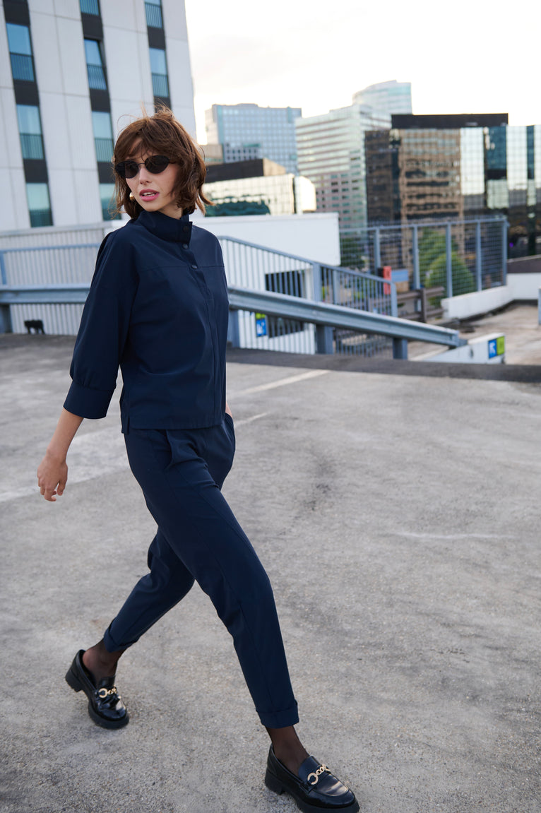 Angelika top technical jersey | Blue