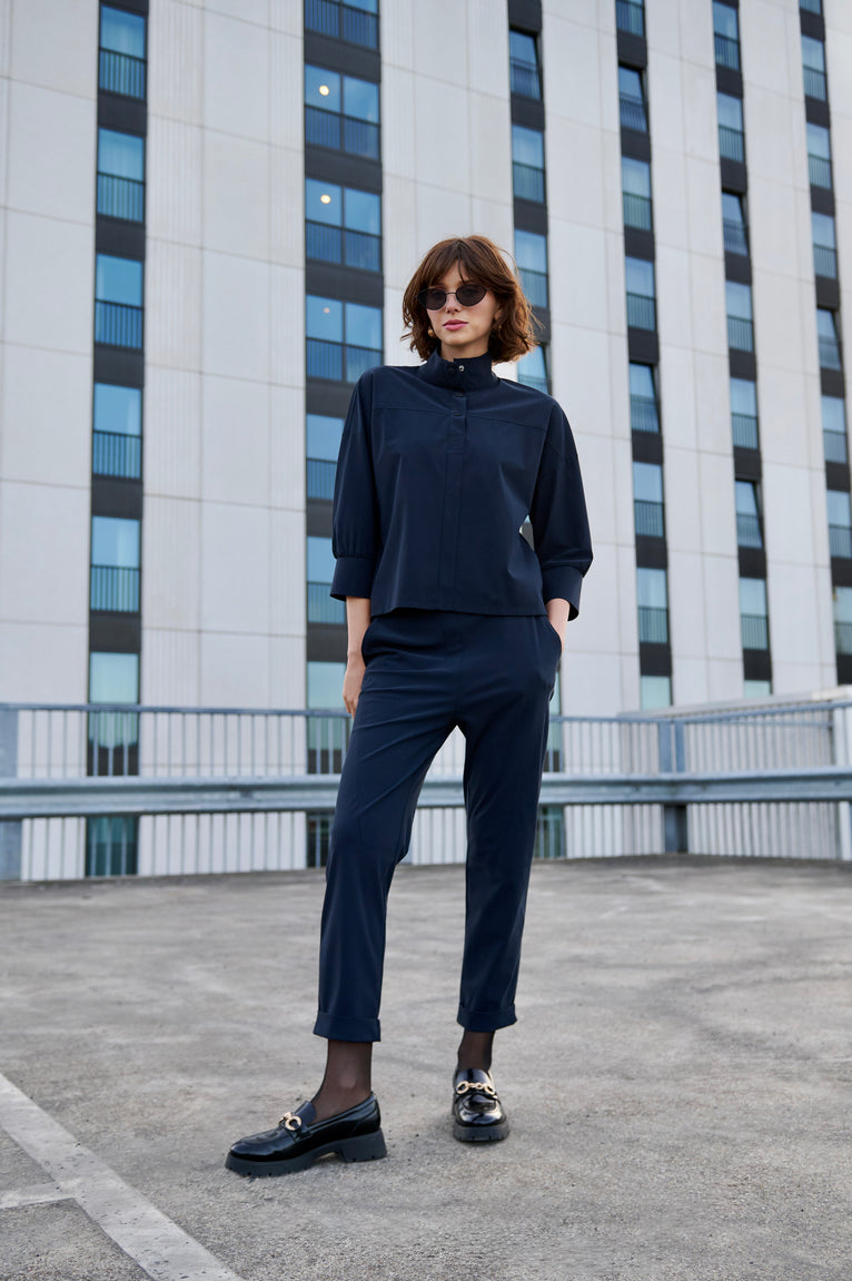 Angelika top technical jersey | Blue