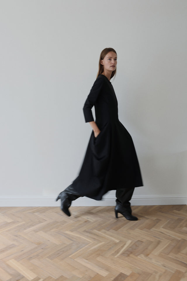 Denise dress technical jersey Denise dress technical jersey | Black