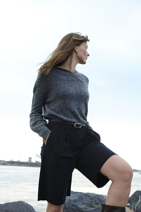 Monna pants technical jersey | Black