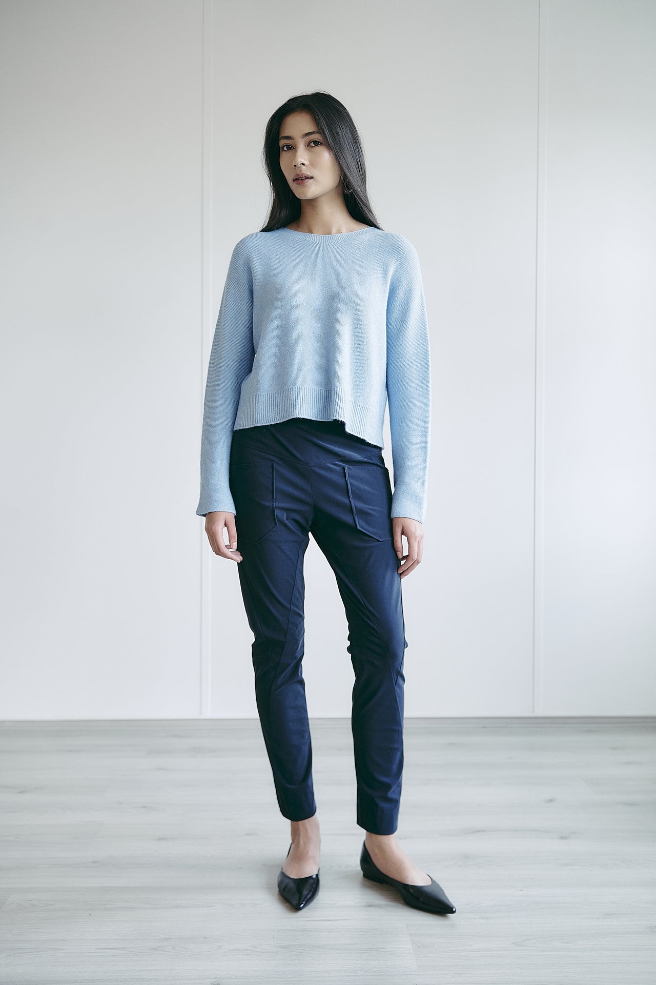 Pullover seamless viscose NB2167 Pullover seamless viscose NB2167 | Light Blue