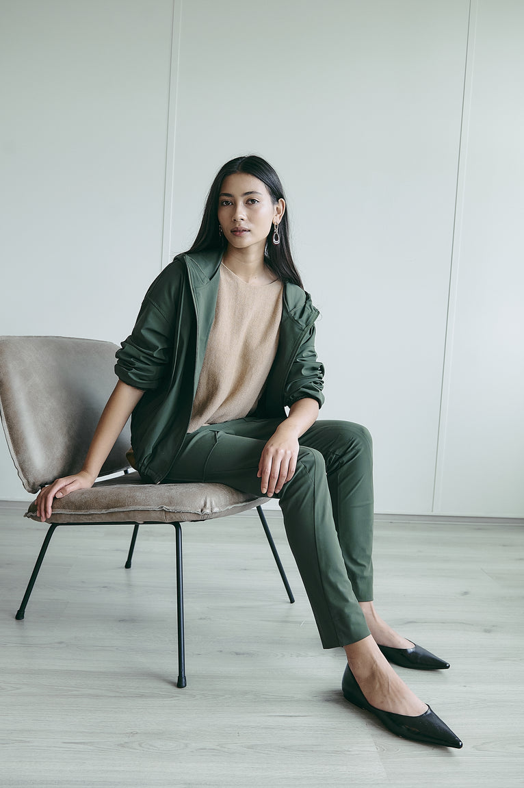 John strech technical jersey pants | Army