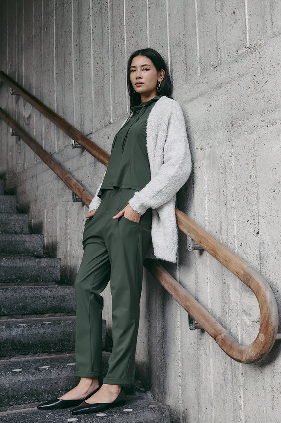 Maren top technical jersey | Army