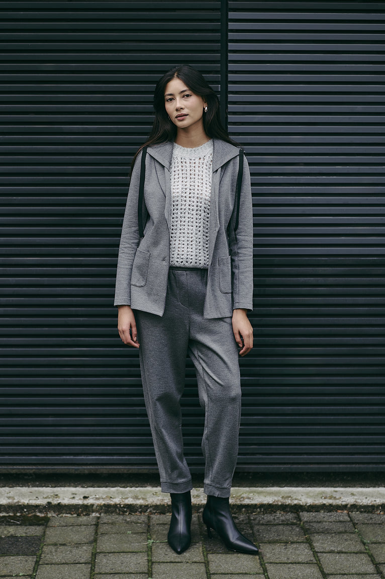 Primo viscose elastane pants | Dark Grey