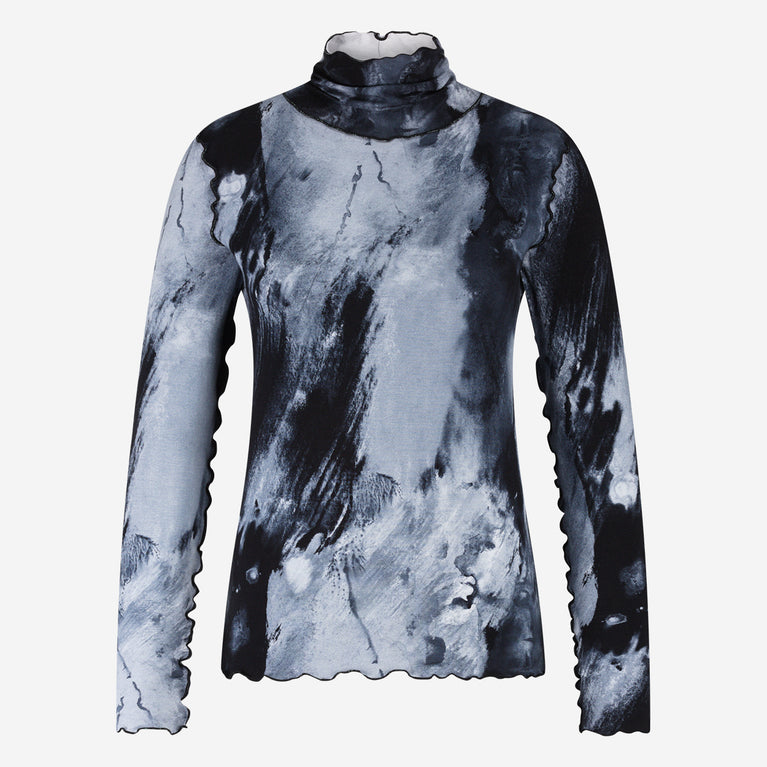 Janice allover print top | Allover