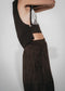 Vest with rhomboids 3007 | Brown