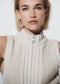 Teddy zipper Vest groove | Off White