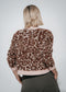 Jacquard animal pullover 22128 | Brown