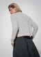 Cashmere blend sweater 26555 | Grey Melange