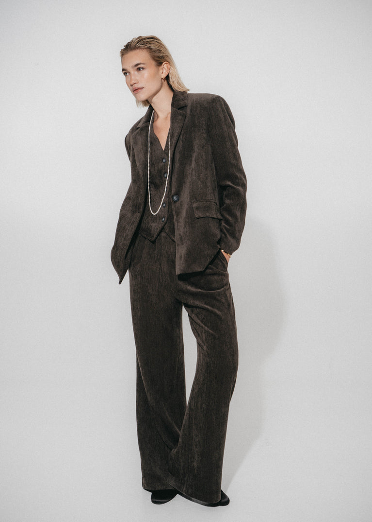 Lara chevron blazer | Army