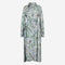 Rio print rayon viscose dress | Multi Blue